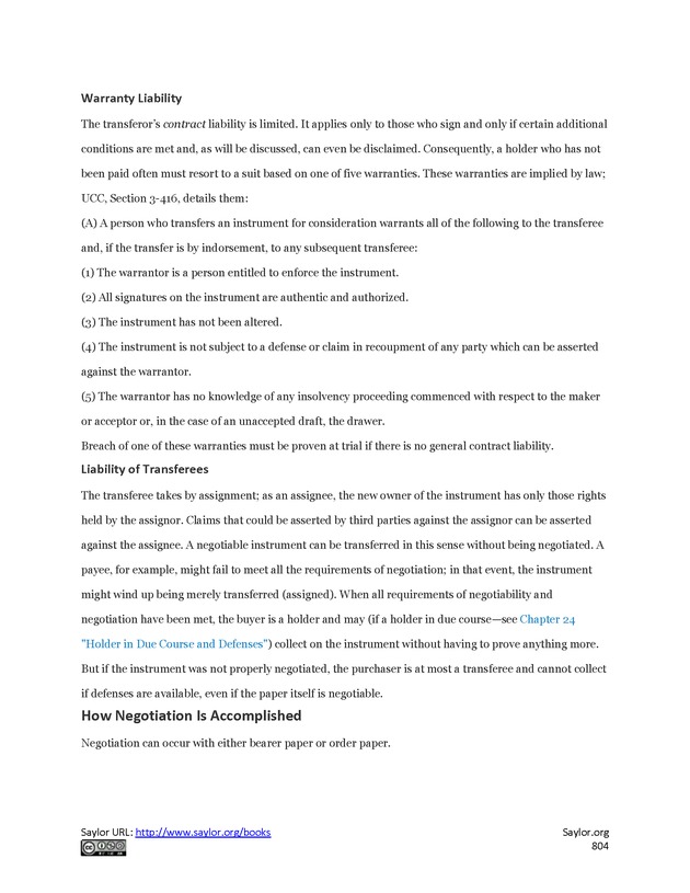 Business Law and the Legal Environment - Page 804